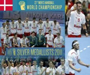 Puzzle Η Δανία Αργυρό Μετάλλιο στο Παγκόσμιο Χάντμπολ 2011